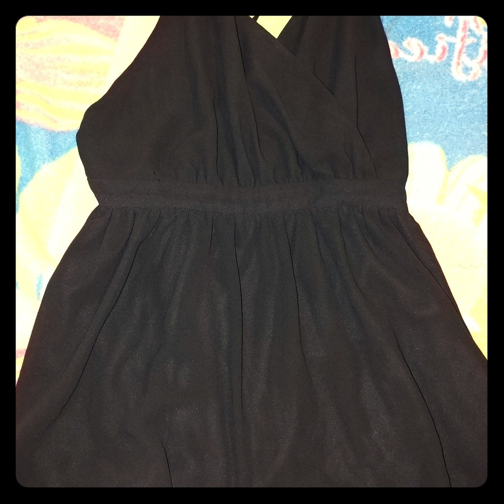 A black dress